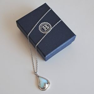 Diamond Necklace with Sterling Silver by The Bradford Exchange